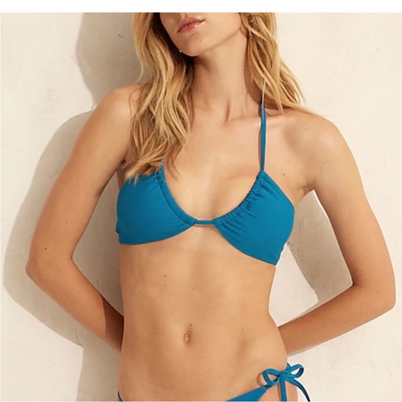 Express two bikini tops NEW blue & floral size XS - Picture 3 of 9